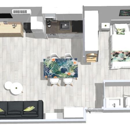 Roses Apartments Tropical Loft Vista Mar Lateral Exterior photo